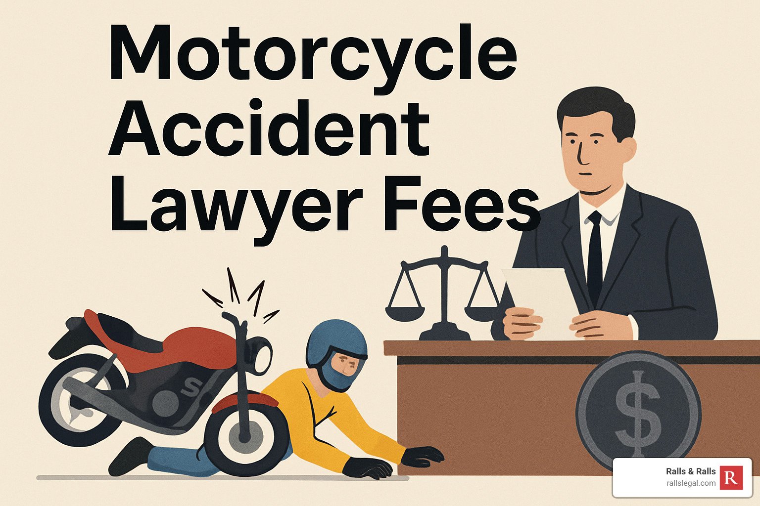 Motorcycle accident lawyer fees